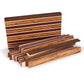 Exotic Cutting Board Kit - 1-1/2" x 9-7/8" x 16" - Brownheart, Maple, Marblewood, Purpleheart & Wenge alt 0