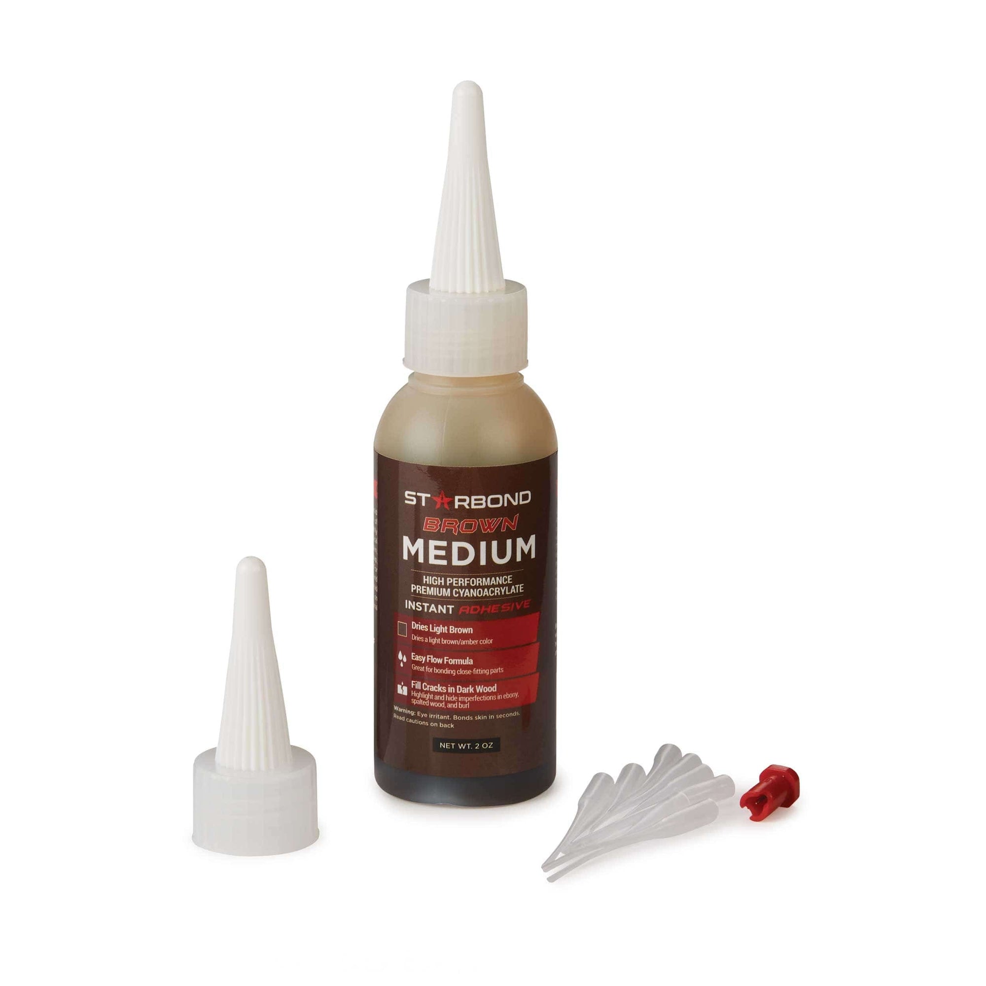 BR-150 Brown CA Glue - Medium - 2 oz alt 0