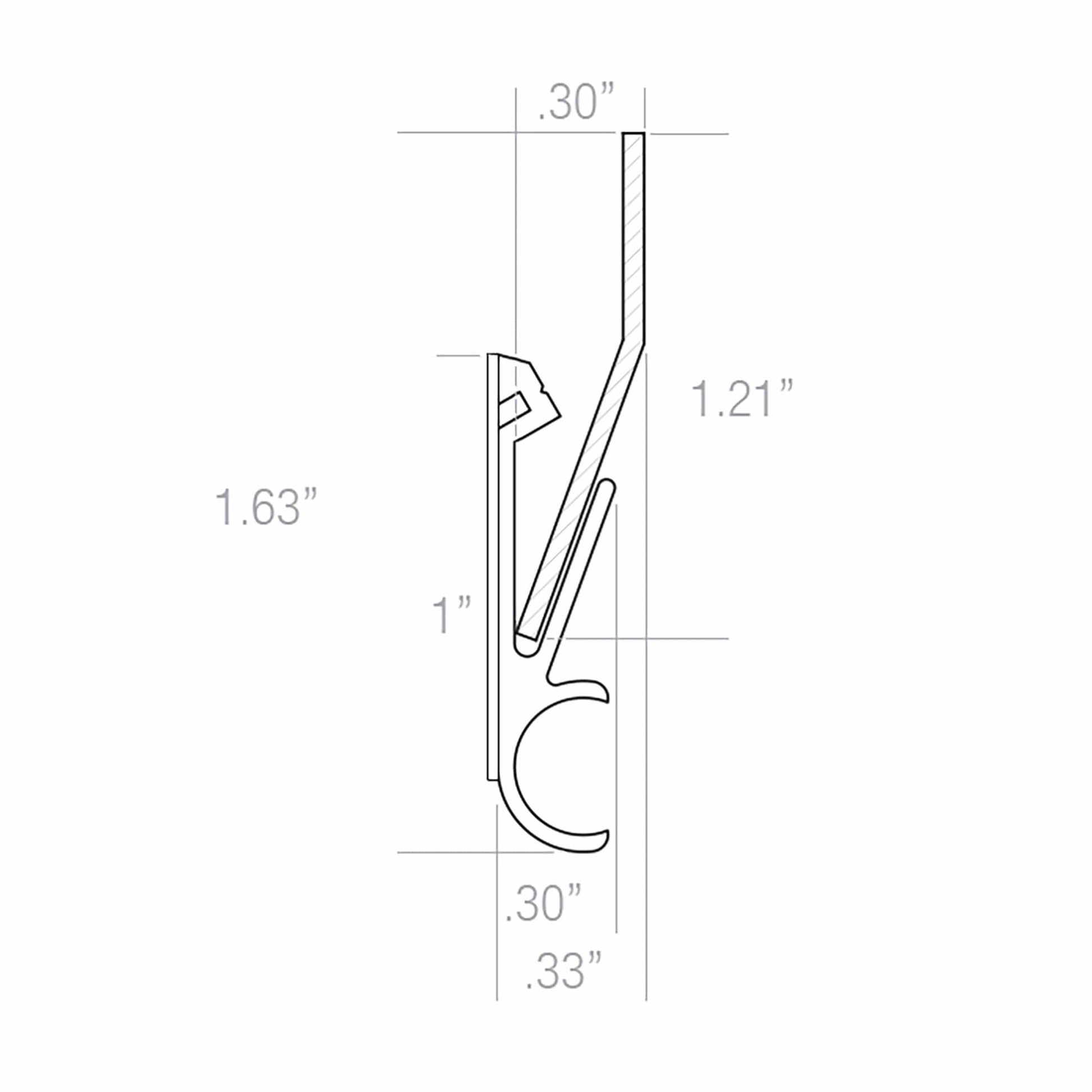 Wallsaver Hanging Kit 6" alt 0
