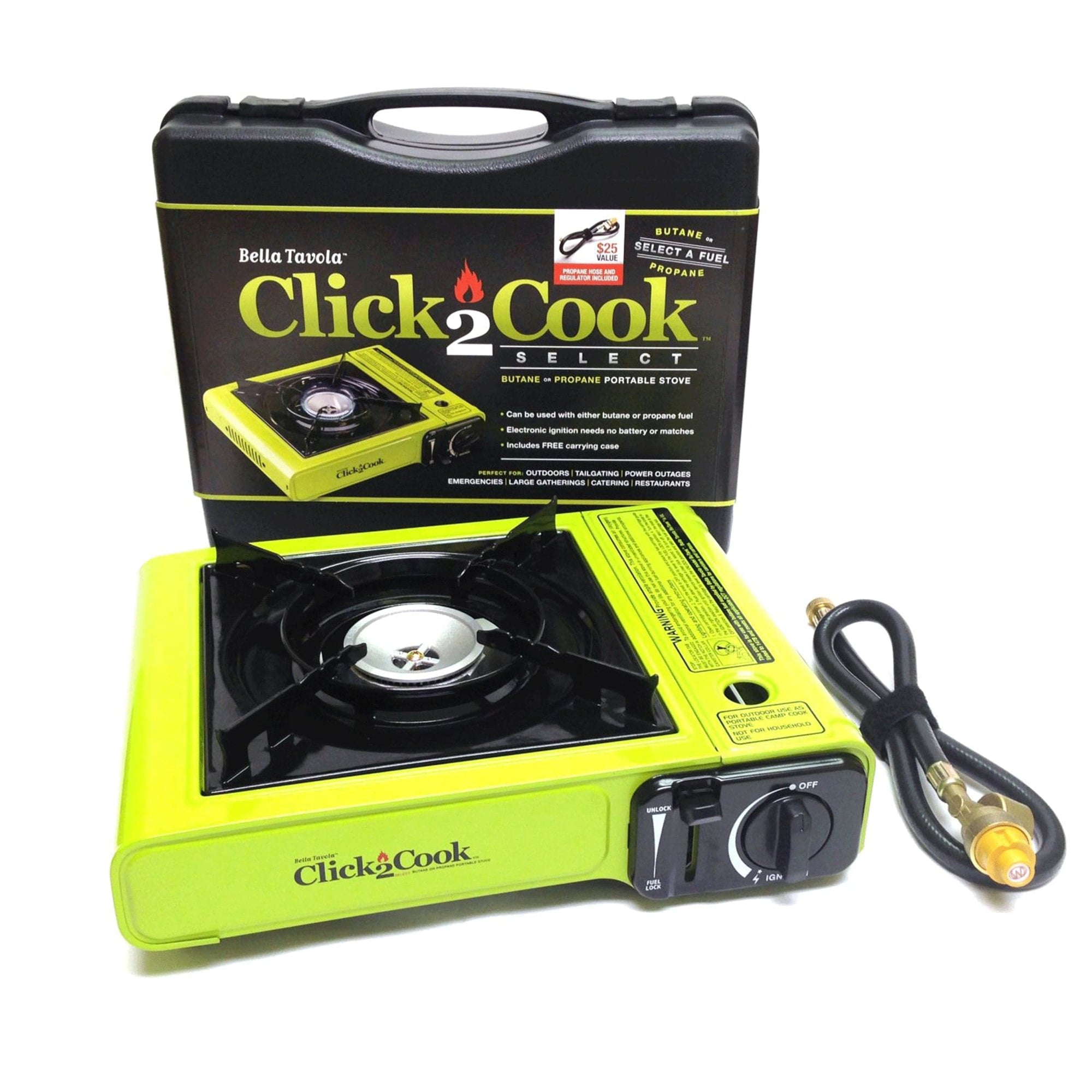 Click2Cook Select Portable Stove, Butane or Propane alt 0