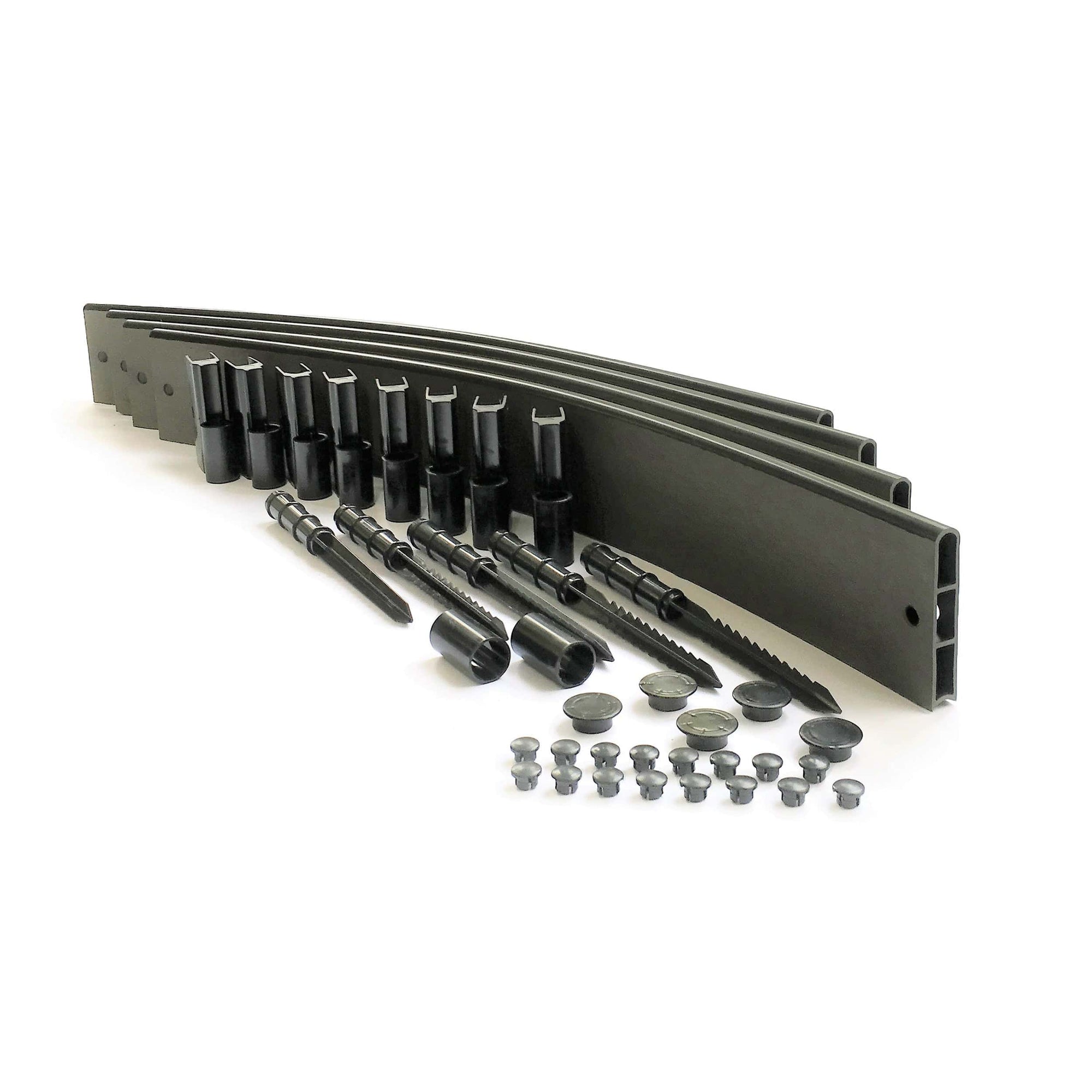 Weathered Wood Curved Playground Border 16' - 1" profile                 alt 0