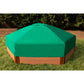 7' x 8' x 13.5" Hexagonal Collapsible Sandbox Cover alt 5
