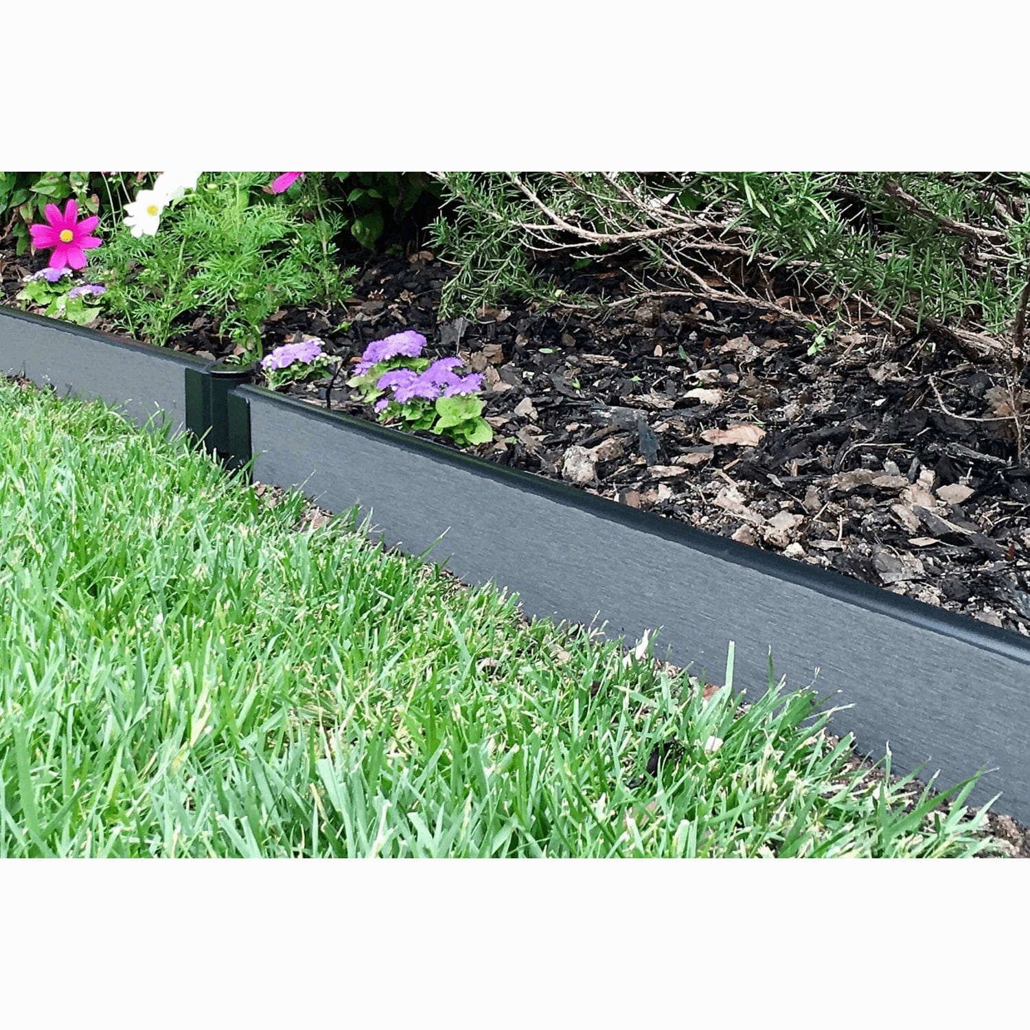  Straight Landscape Edging Kit 16' - 1" profile alt 0
