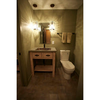 Rectangle Under Counter Hammered Copper Bathroom Sink alt 0