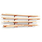 4-Level Lumber Storage Rack - Orange & Gray alt 0