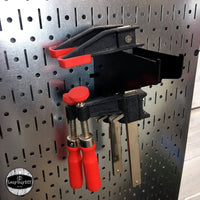 Lazy Guy DIY Maker Woodworking Tool Storage Organizer Set, Galvanized Metallic Steel alt 0