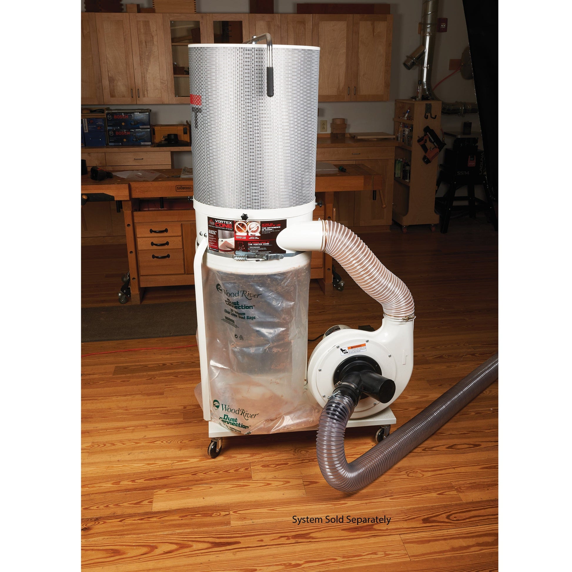 Dust Bag and Filter Clamp - 500 mm / 20" Diameter alt 0