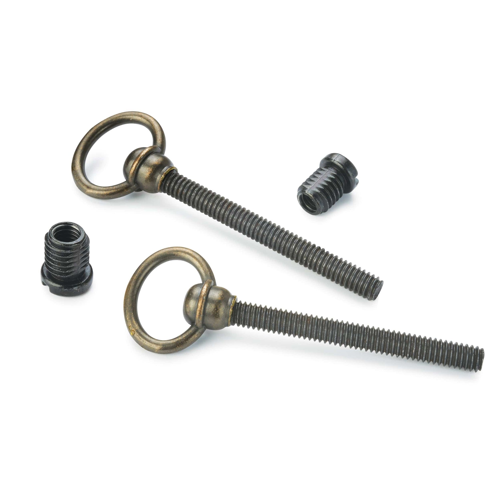 Mirror Screws Antique Brass Finish Pair alt 0