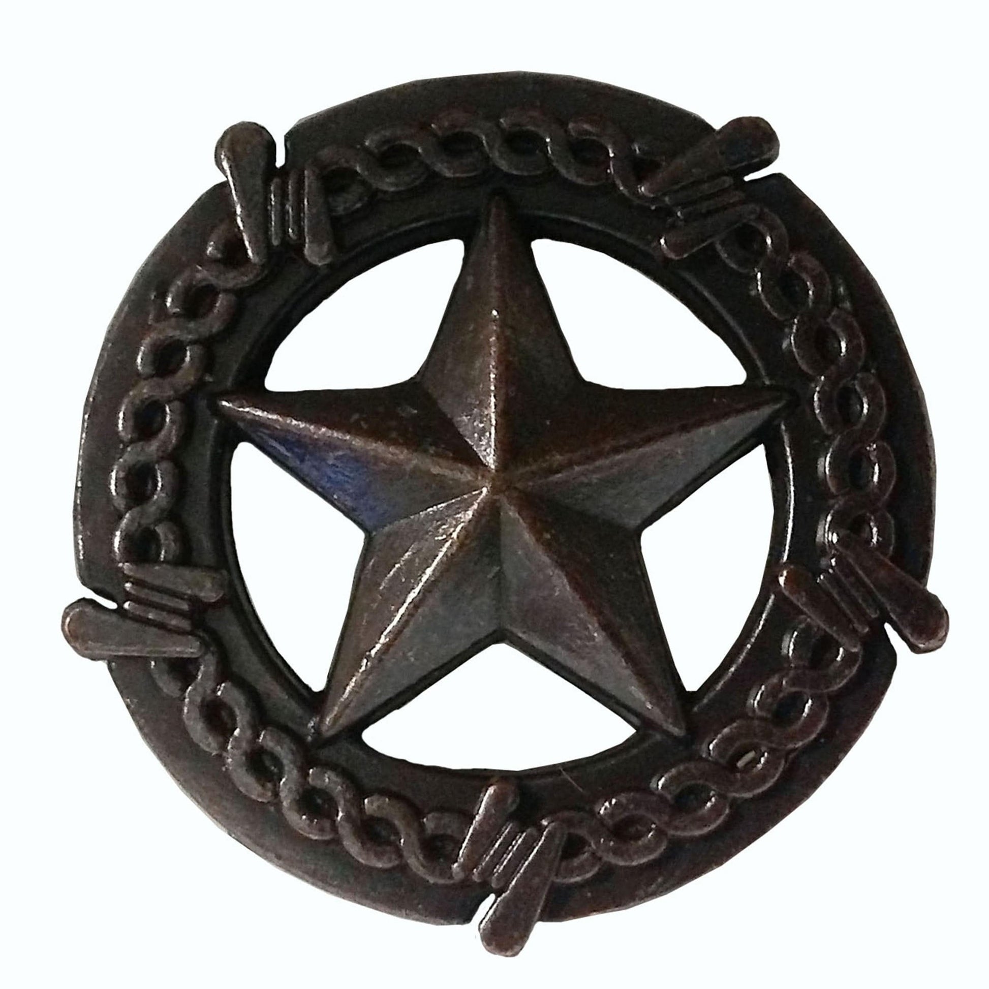 Star with Barbed Wire Knob, Oil Rubbed Bronze alt 0