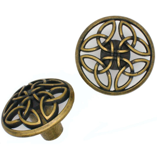 Celtic Knob,  Brass Oxide alt 0