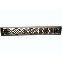 Large Celtic Style Pull,  Satin Nickel Oxide alt 0