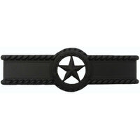 Star with Barbed Wire Pull, Oil Rubbed Bronze alt 0