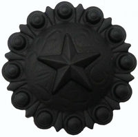 Star Conch Knob, Matte Black alt 0