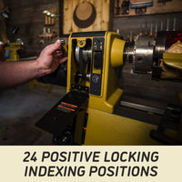 14" x 20" Woodworking Lathe with Stand - 1 HP 1 Ph 115V - PM2014