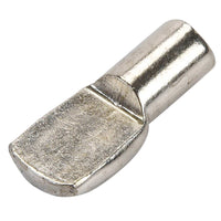 Shelf Support Pin - 5 mm - Flat Spoon Style - Nickel - 25 Pack alt 0