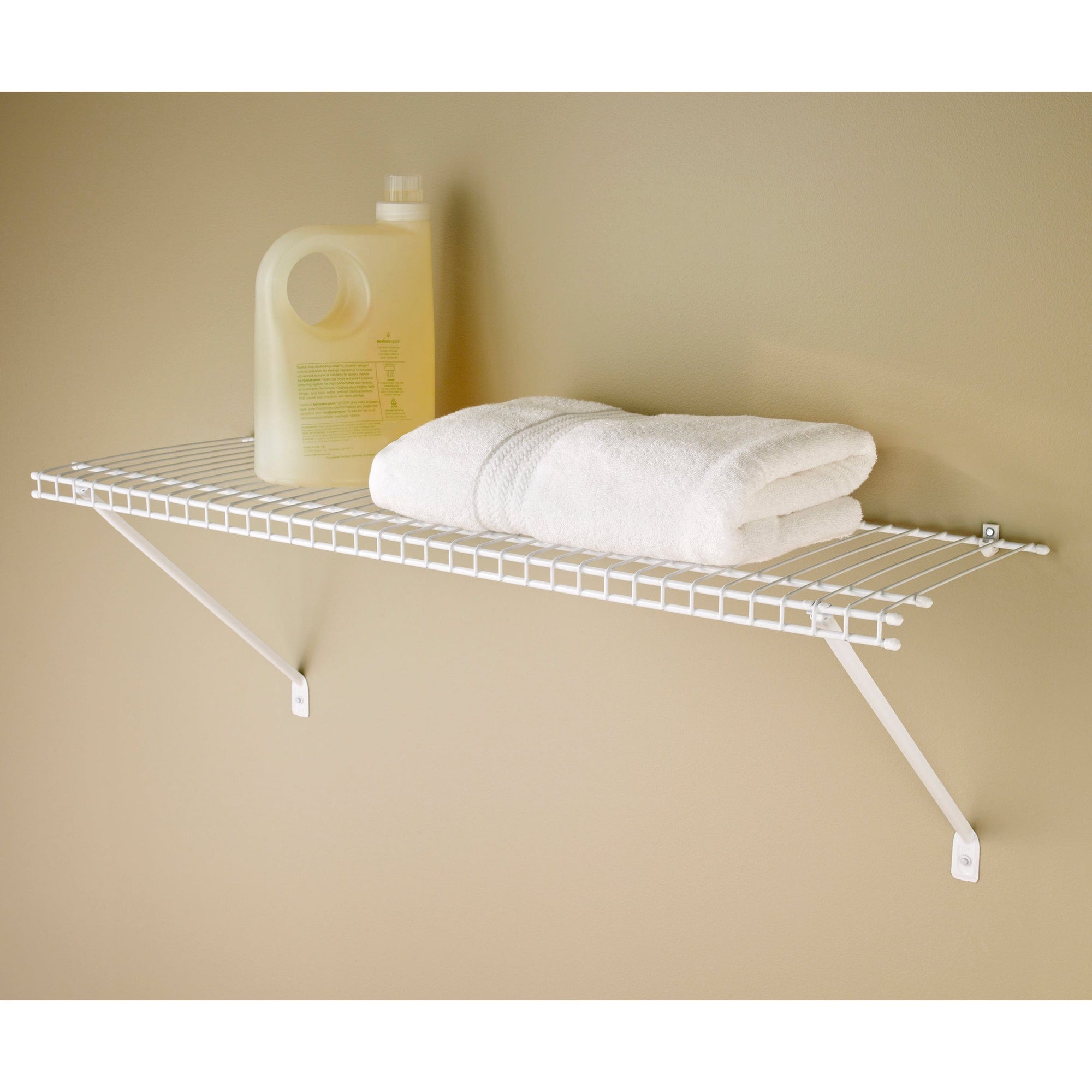 Wire Shelf Kit 24" W x 12" D, White alt 0