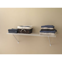 Wire Shelf Kit 48" W x 12" D, White alt 0