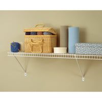 Wire Shelf Kit 48" W x 12" D, White alt 0