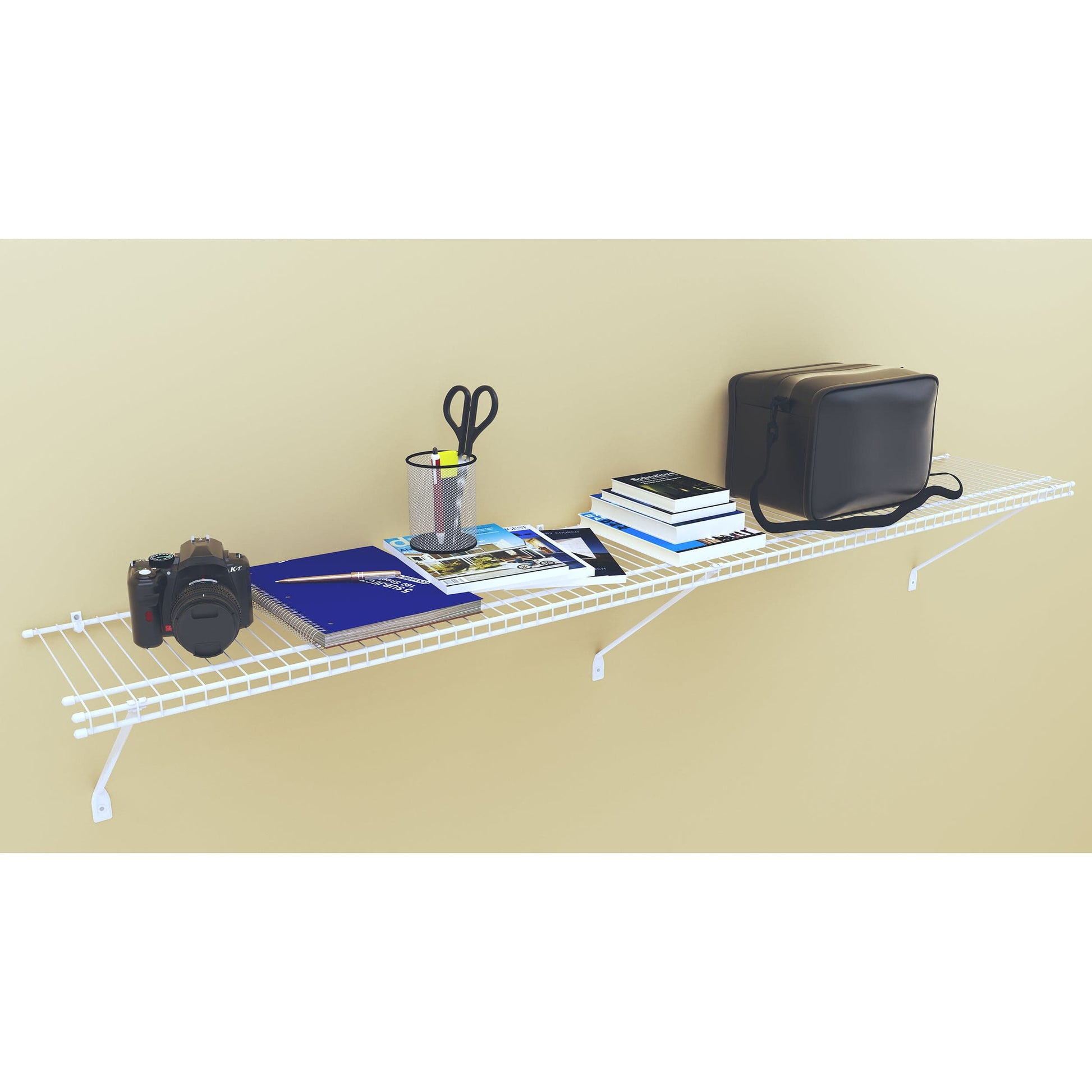Wire Shelf Kit 72" W x 12" D, White
