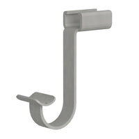 Premium Wood Shelf Hang Rod Support, Satin Nickel alt 0