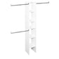 SuiteSymphony 12" W Starter Closet Tower Kit, Pure White alt 0