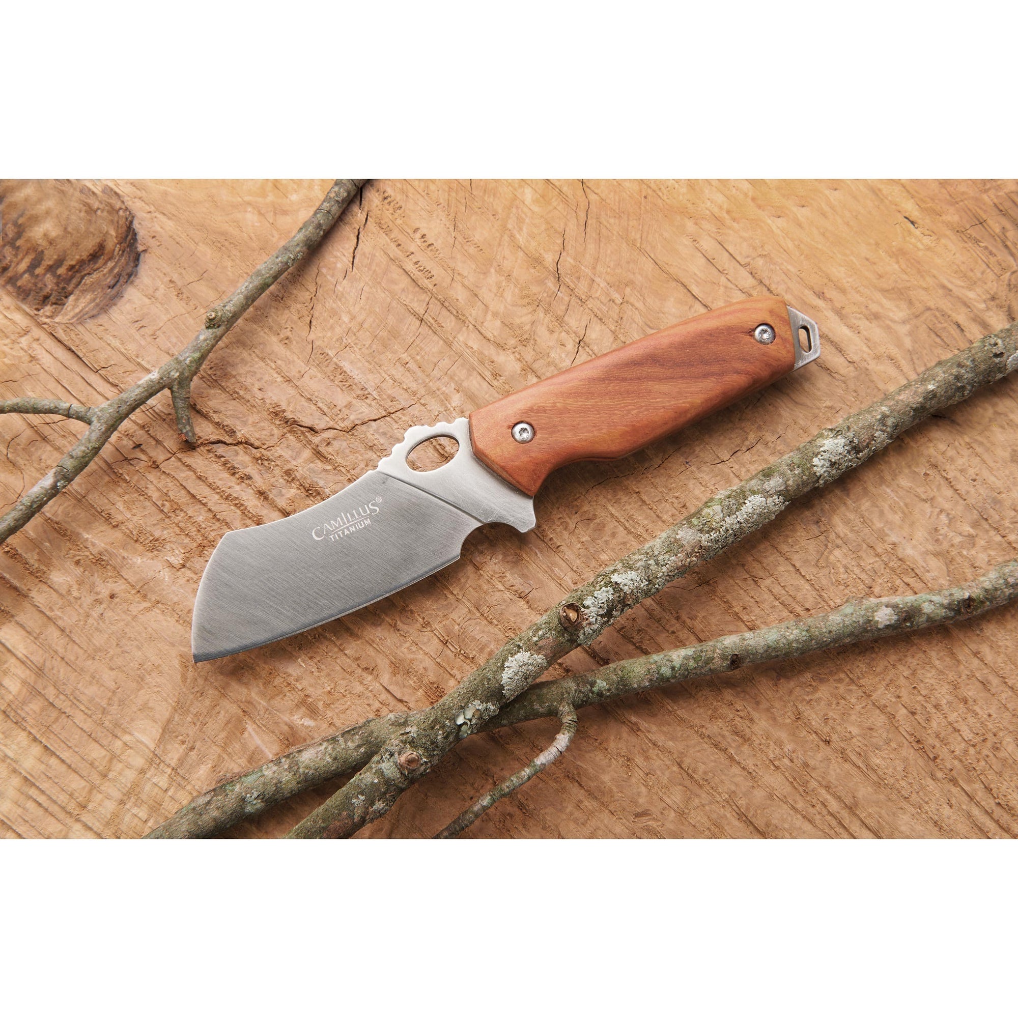 Rize Fixed Blade Knife for Hunting and Fishing - 7-3/16" - Unfinished Kit alt 0