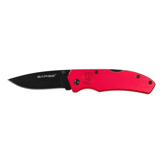 Red Electro - Lock Back Folder Knife, Stainless Steel 2-3/8" Blade alt 0