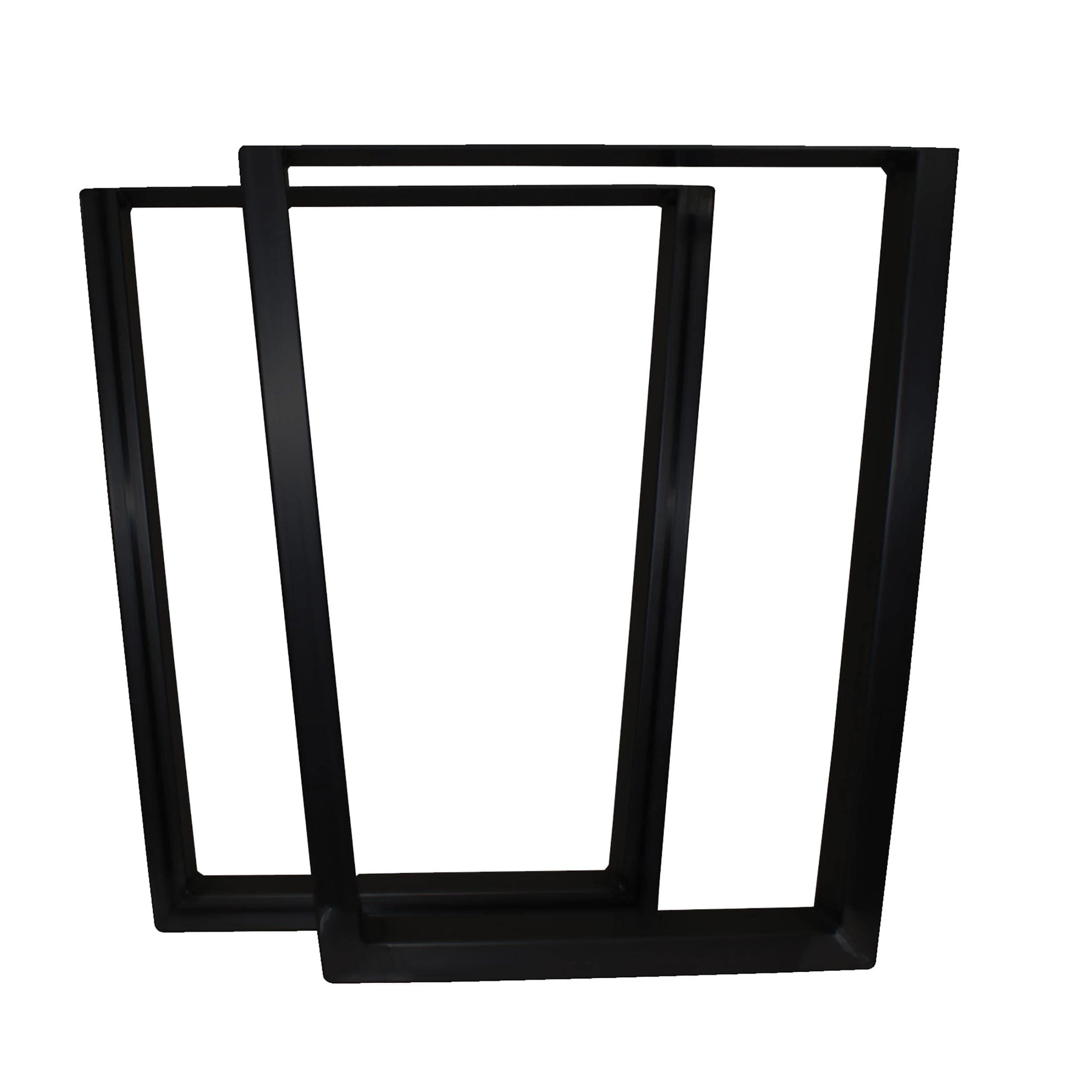 "V" Slab Legs 28" High Black Pair alt 0