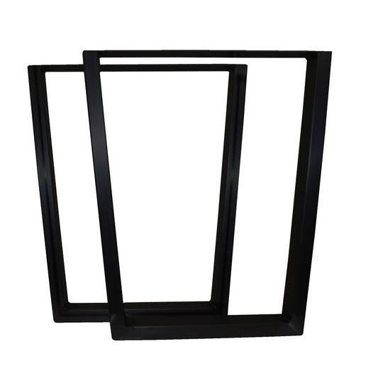 "V" Slab Legs 28" High Black Pair alt 0