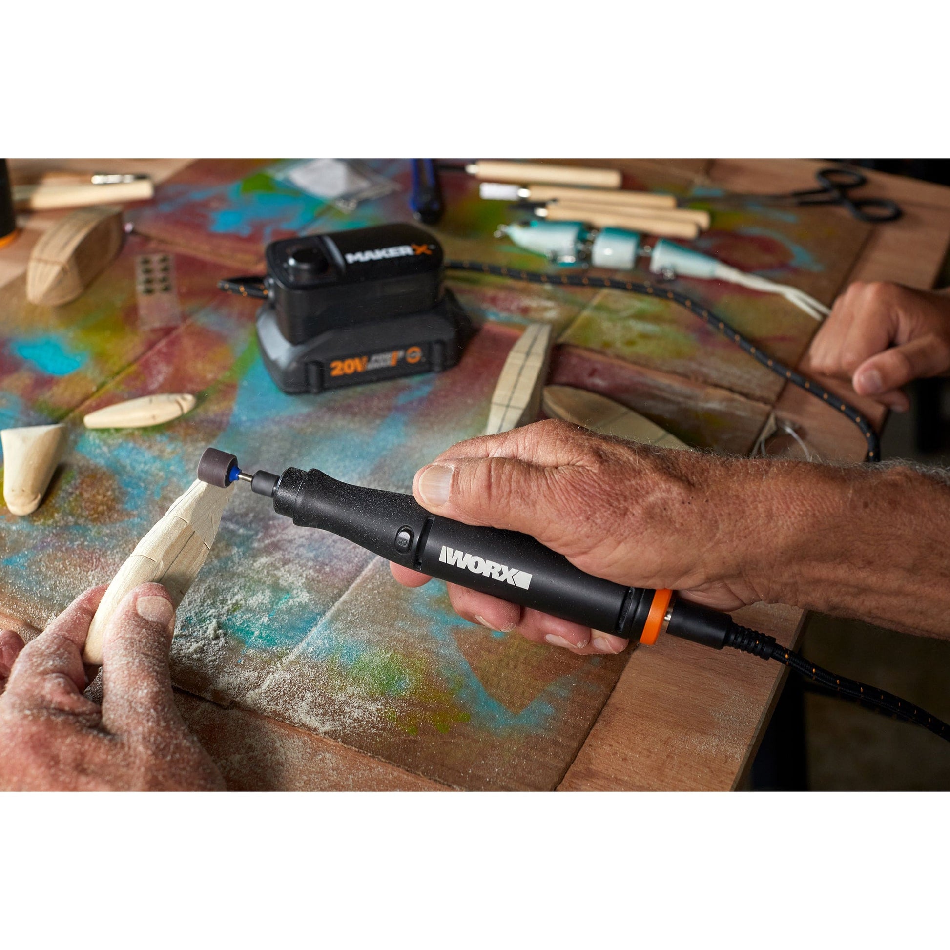 20v Li-ion MakerX Rotary Tool Kit alt 0