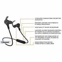 Stealth Elite Bluetooth - Black Ear Buds w/Black Band alt 0