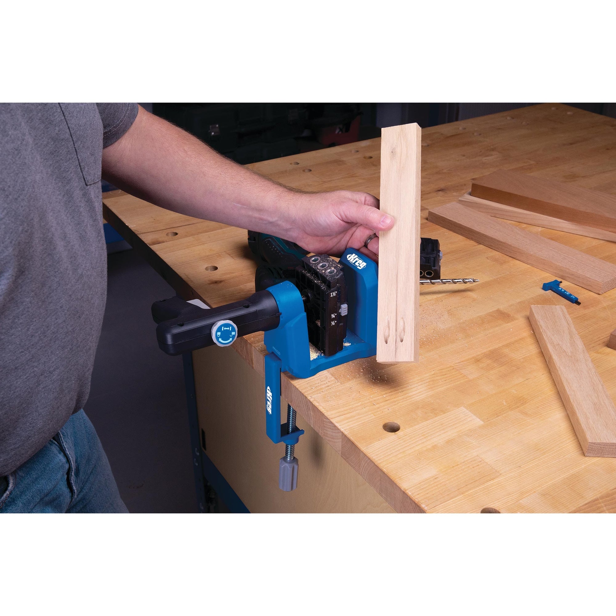 Micro-Pocket Drill Guide Kit For 500-Series Pocket-Hole Jig alt 0