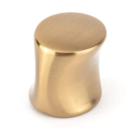 Contemporary Knob, 1-3/16" x 7/8", Aurum Brushed Gold alt 0