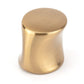 Contemporary Knob, 1-3/16" x 7/8", Aurum Brushed Gold alt 0