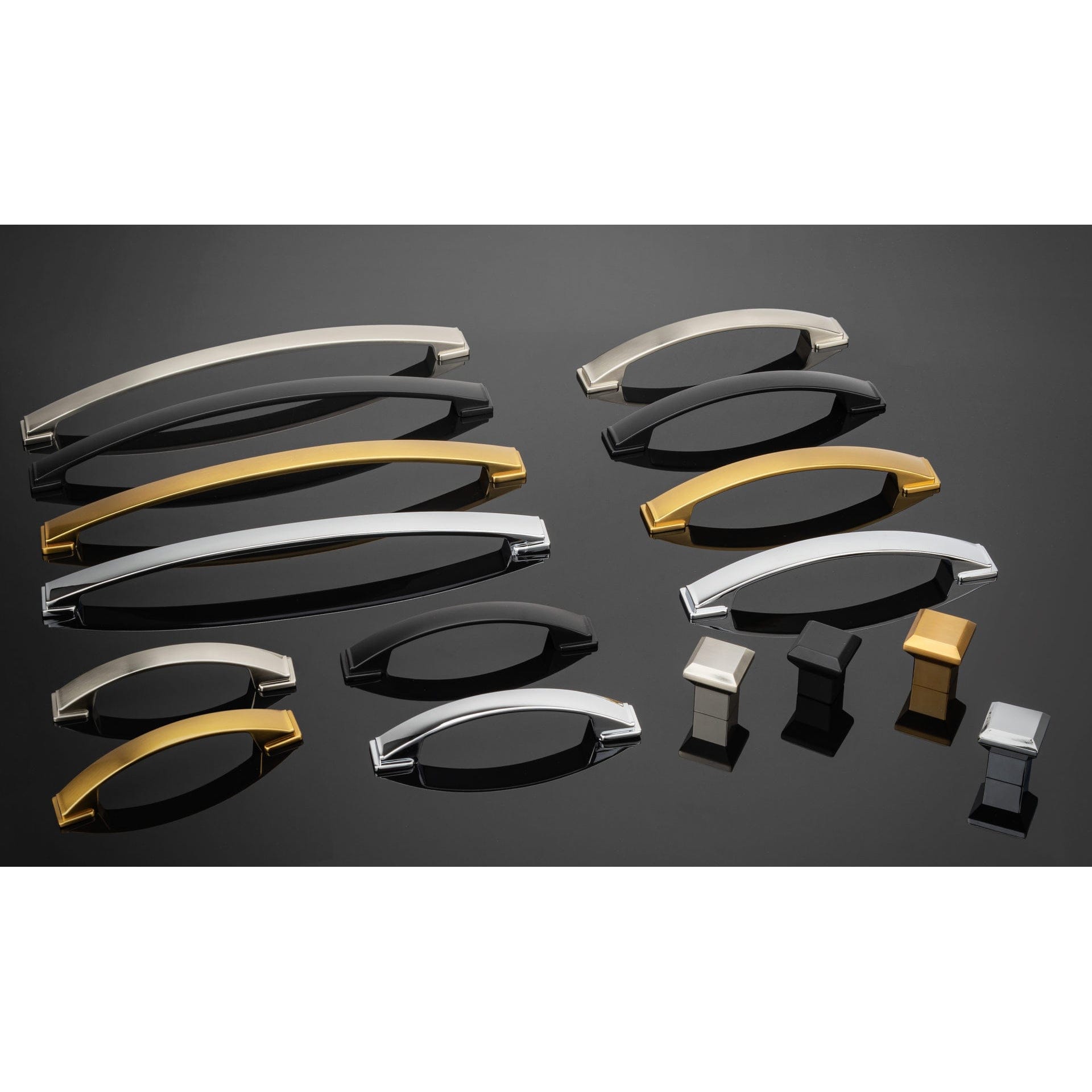 Transitional Knob, 1-11/32" x 1-11/32", Brushed Nickel alt 0