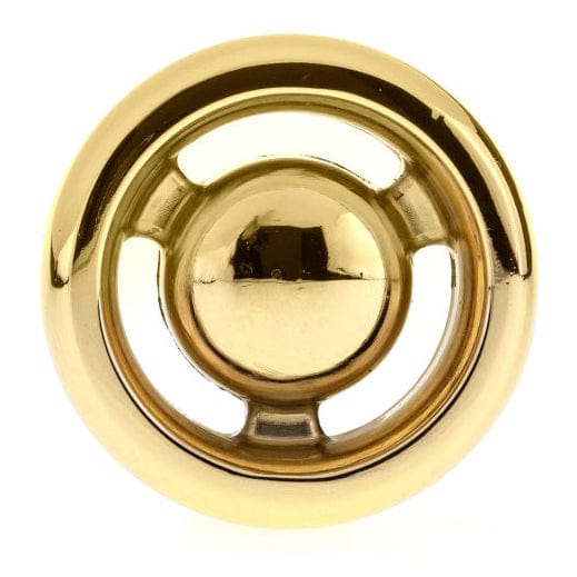 Eclectic Knob, 1-13/32" D, Brass alt 0