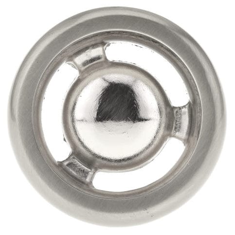 Eclectic Knob, 1-13/32" D, Brushed Nickel alt 0