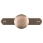 Transitional Knob, 1-9/16" D, Champagne Bronze alt 0