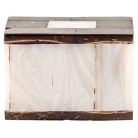 Eclectic Knob, 1-3/16" D, Chocolate, Pearl alt 0