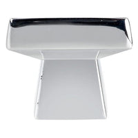 Contemporary Knob, 1-5/32" x 1-5/32", Chrome alt 0