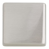 Contemporary Knob, 1-5/32" x 1-5/32", Brushed Nickel alt 0