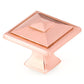 Transitional Knob, 1-1/2" x 1-1/2", Rose Gold alt 0