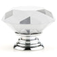 Contemporary Knob, 2" D, Chrome, Clear alt 0