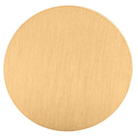 Contemporary Knob, 1-1/4" D, Brushed Gold alt 0