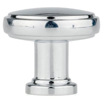 Contemporary Knob, 1-11/32" D, Chrome alt 0