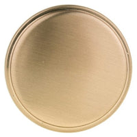 Contemporary Knob, 1-11/32" D, Champagne Bronze alt 0