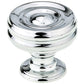 Contemporary Knob, 1-3/8" D, Chrome alt 0