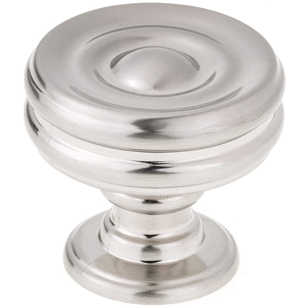 Contemporary Knob, 1-3/8" D, Brushed Nickel alt 0