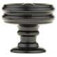 Contemporary Knob, 1-3/8" D, Black alt 0