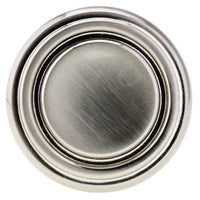 Contemporary Knob, 1-5/16" D, Brushed Nickel alt 0